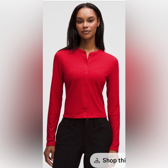 lululemon athletica Tops - Lululemon Hold Tight Micro-Rib Cardigan-NWT!!